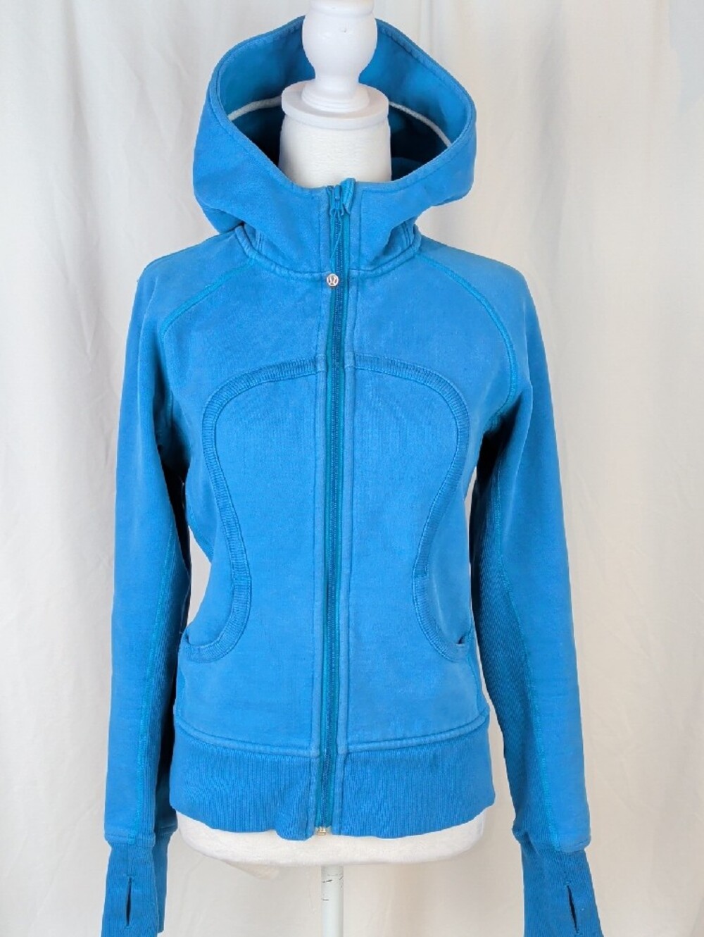 Lululemon Scuba Full Zip Hoodie Jacket Blue Size 4